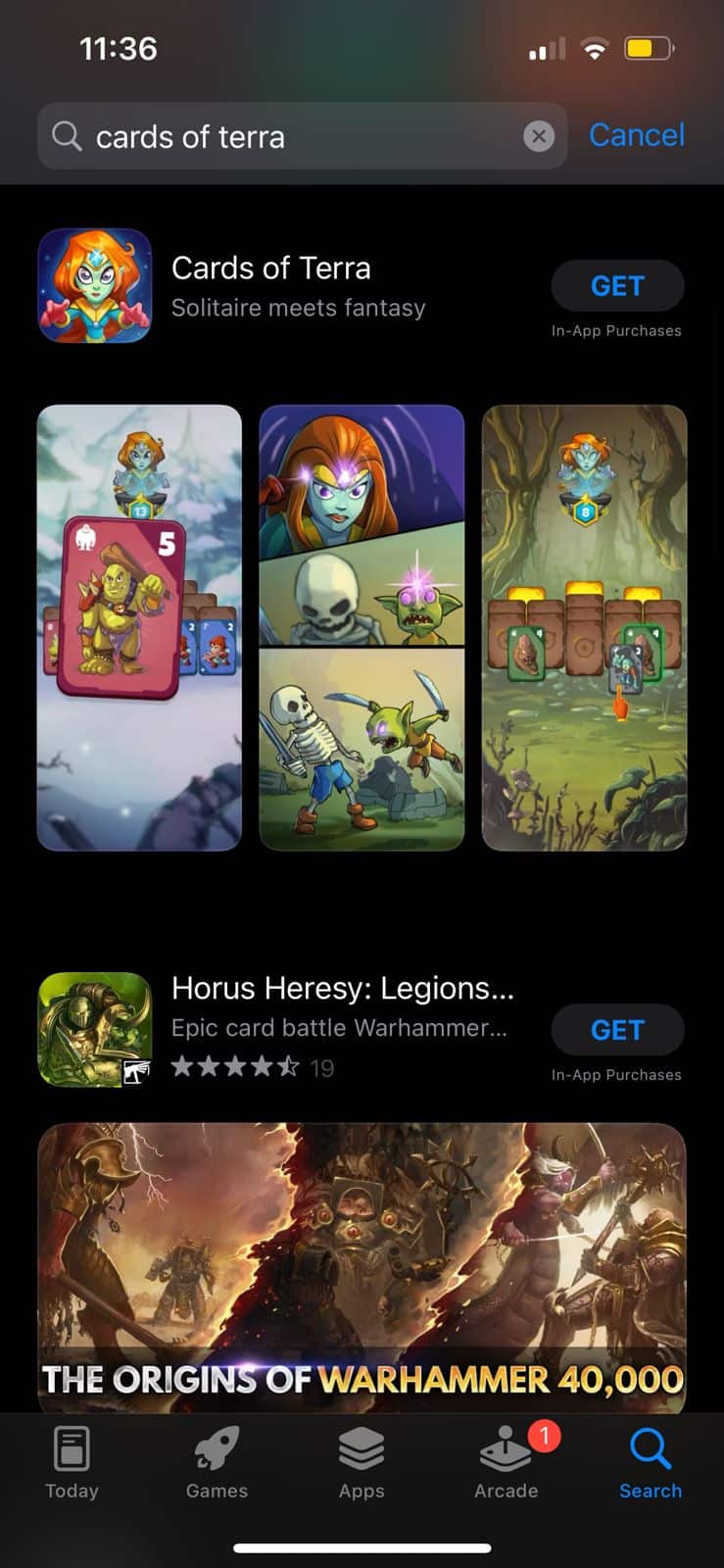 App Store'da Terra'nın Kartları