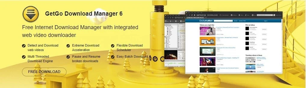 GetGo Download Manager 6 لنظام التشغيل Windows. 21 أفضل مدير تنزيل لنظام التشغيل Windows 10