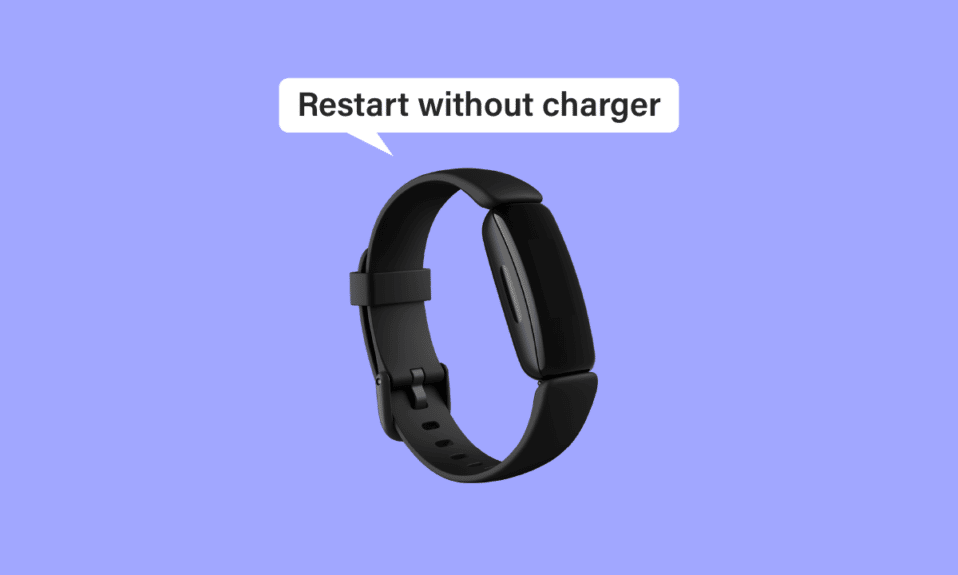 如何在沒有充電器的情況下重啟 Fitbit Inspire