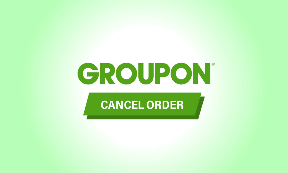 So stornieren Sie eine Groupon-Bestellung