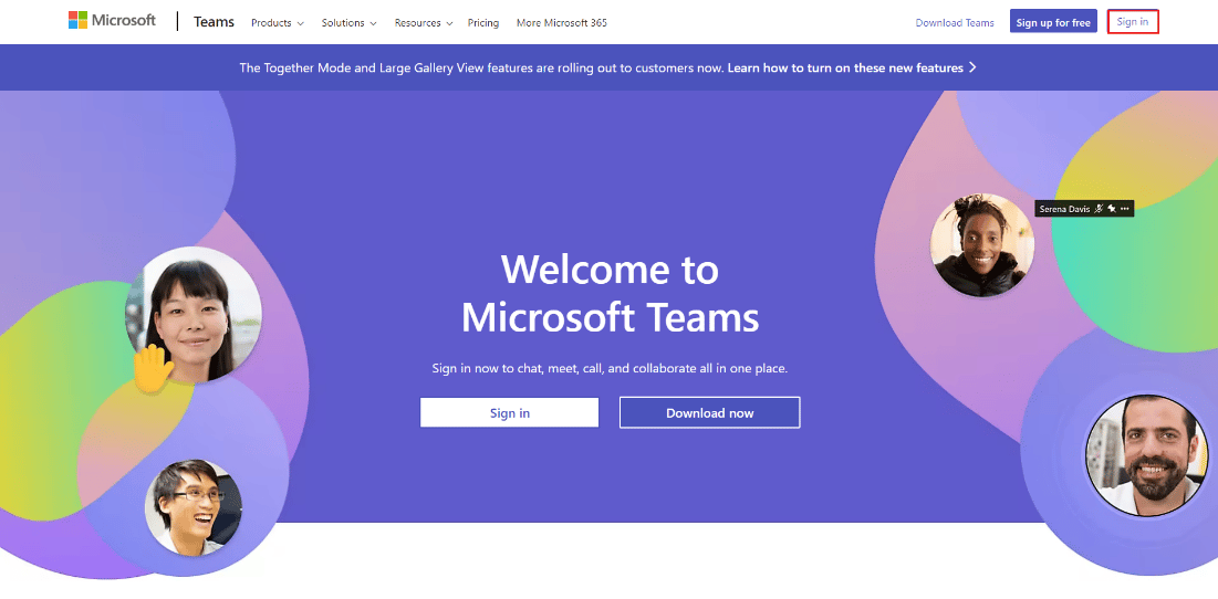 微软团队页面。修复您无法发送消息的 Microsoft Teams 错误