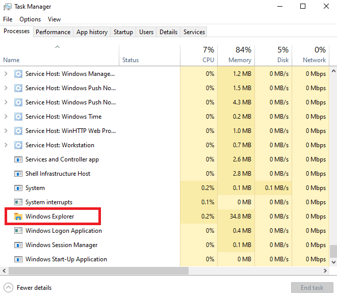 Windows 资源管理器进程。修复 Please Wait Until Current Program is Finished Uninstalling 错误