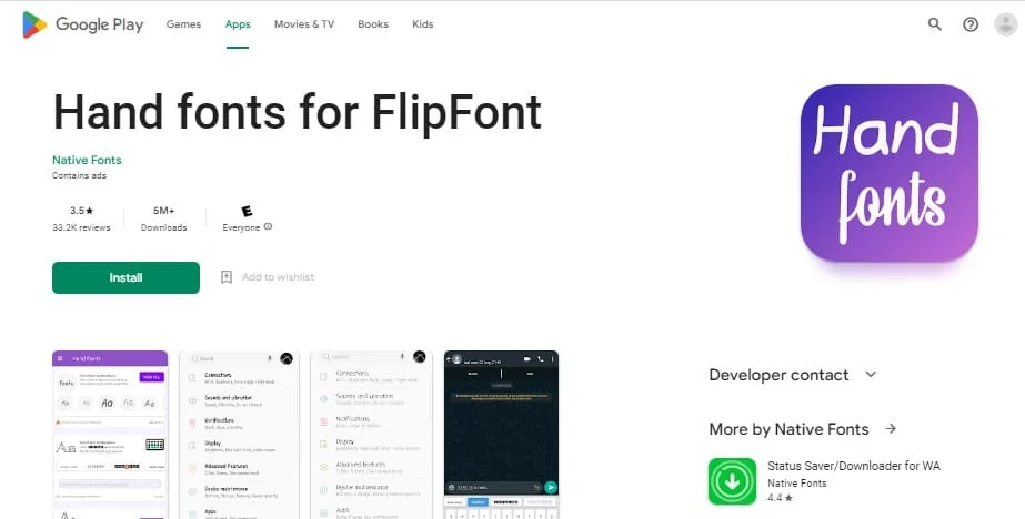 Caratteri manuali per FlipFont. 17 migliori app di font gratuite per gli utenti di smartphone Android