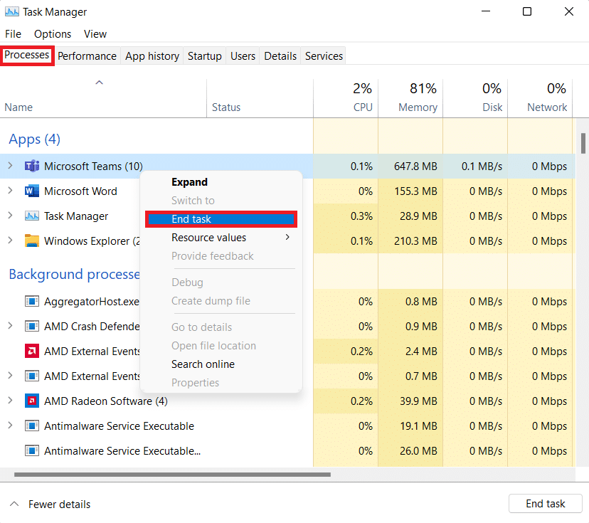 görev bitirme microsoft ekipleri