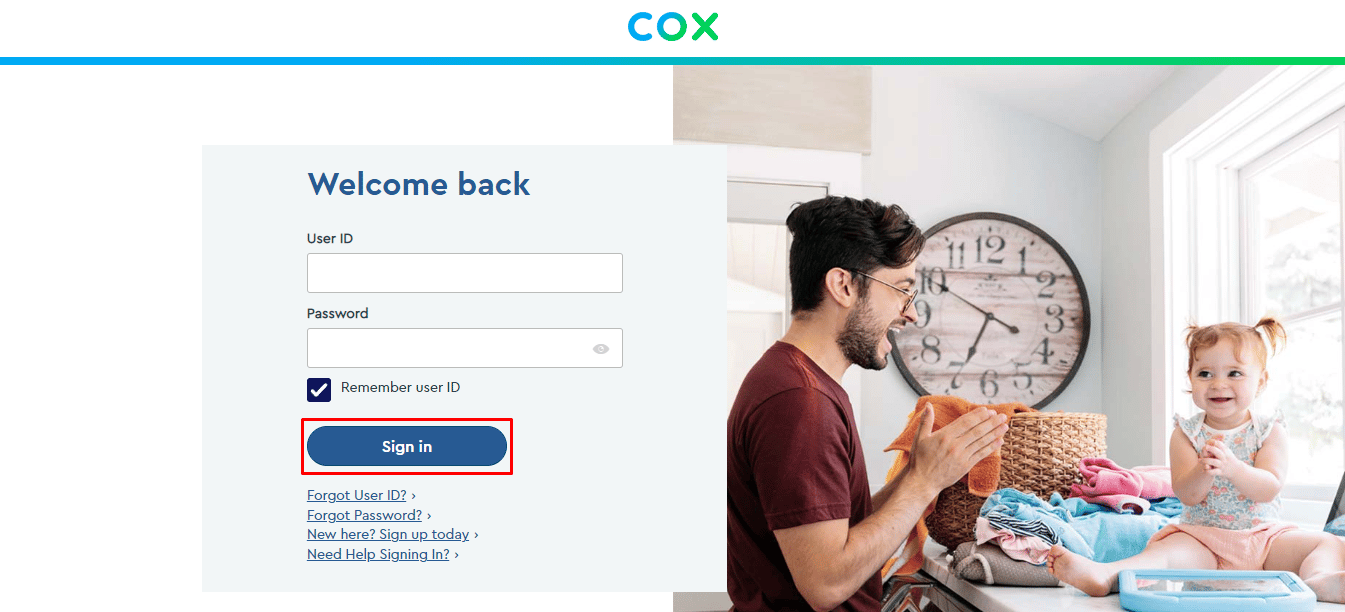 Melden Sie sich mit Ihrer registrierten E-Mail-Adresse oder Handynummer bei Ihrem Cox-Konto an. | So treffen Sie eine Zahlungsvereinbarung mit Cox