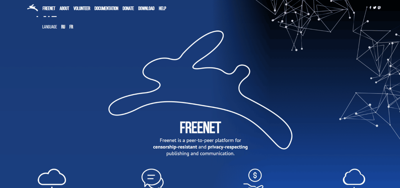 Page de téléchargement de Freenet | Meilleurs navigateurs Web profonds