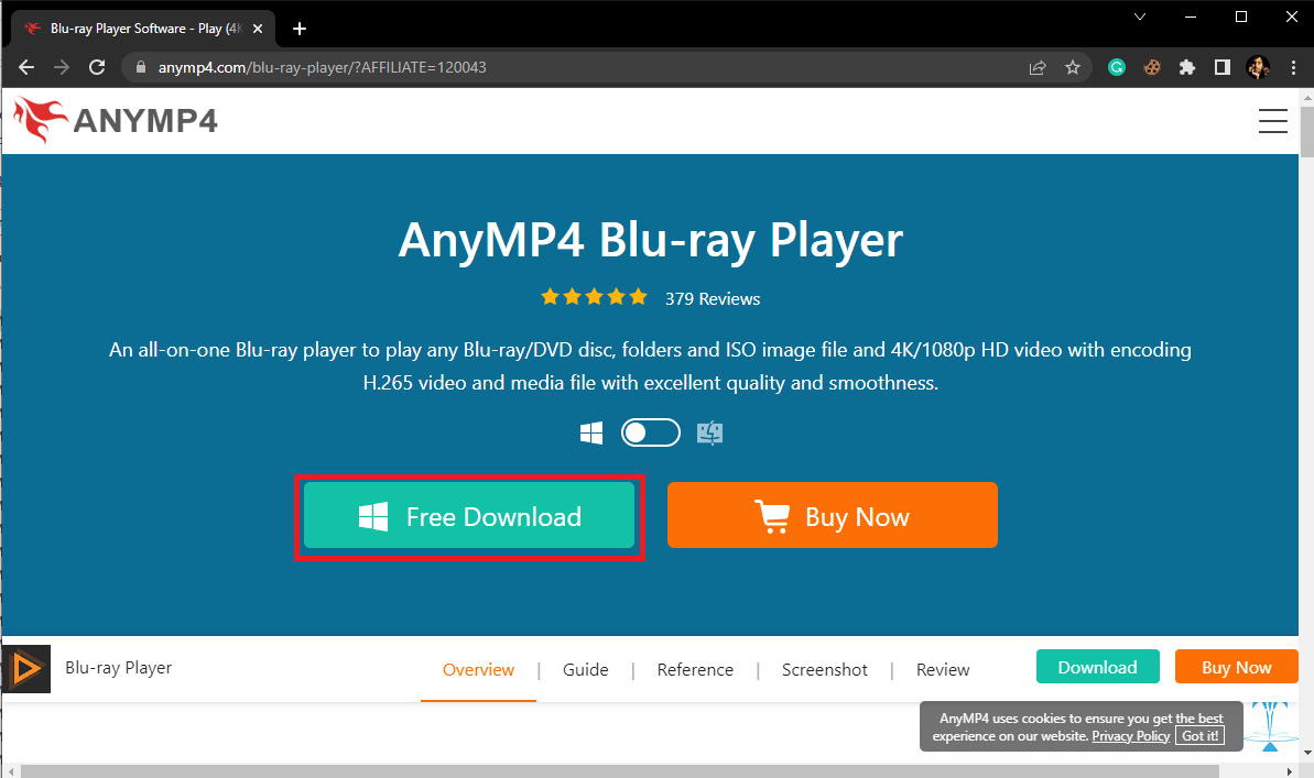 AnyMP4 Blu-ray player