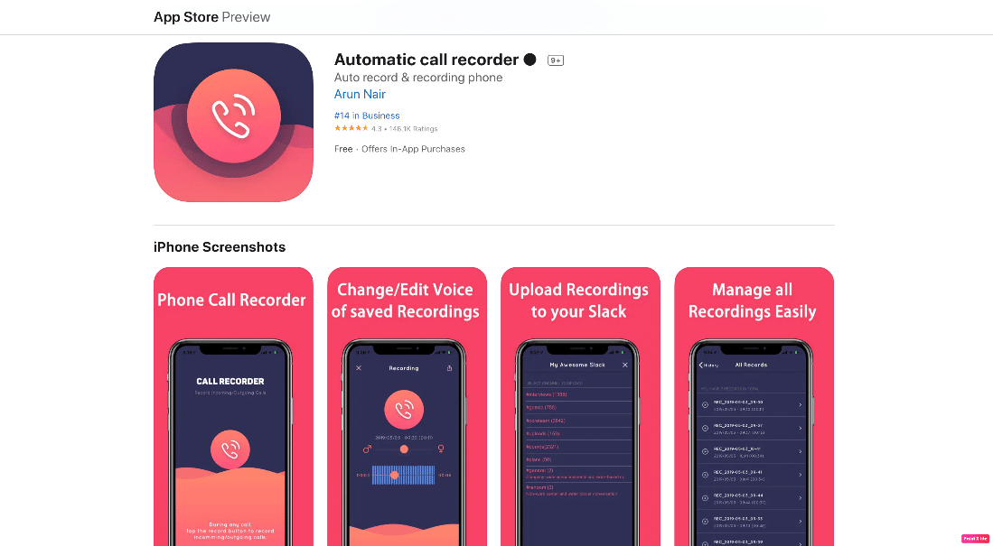 app store aperçu enregistreur d'appel automatique. Comment enregistrer un appel sur iPhone sans application gratuitement