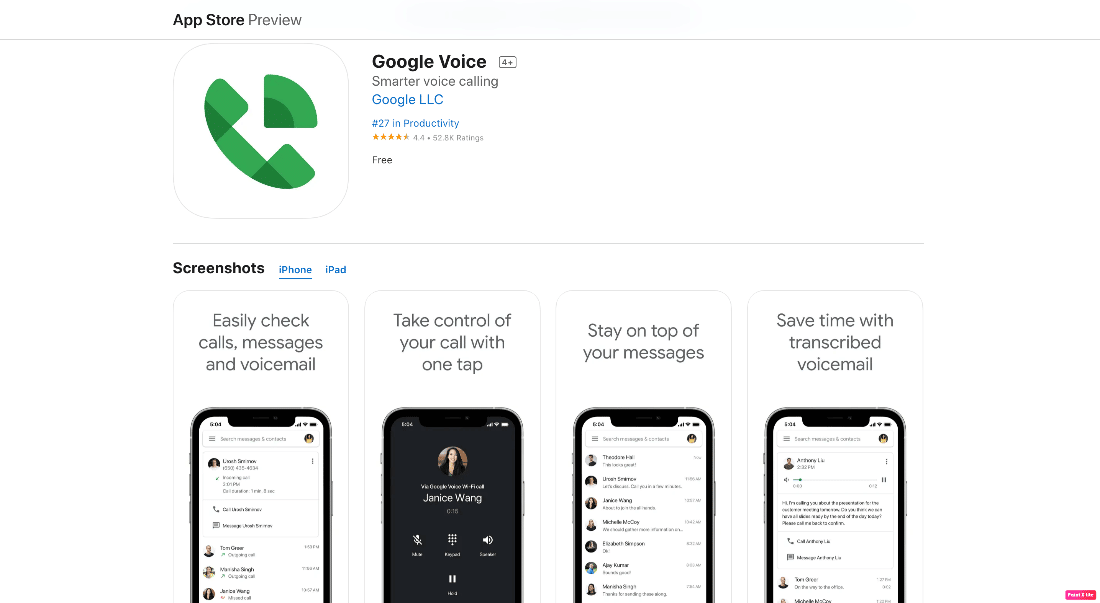 معاينة متجر التطبيقات google voice. كيفية تسجيل المكالمات على iPhone بدون تطبيق مجانًا