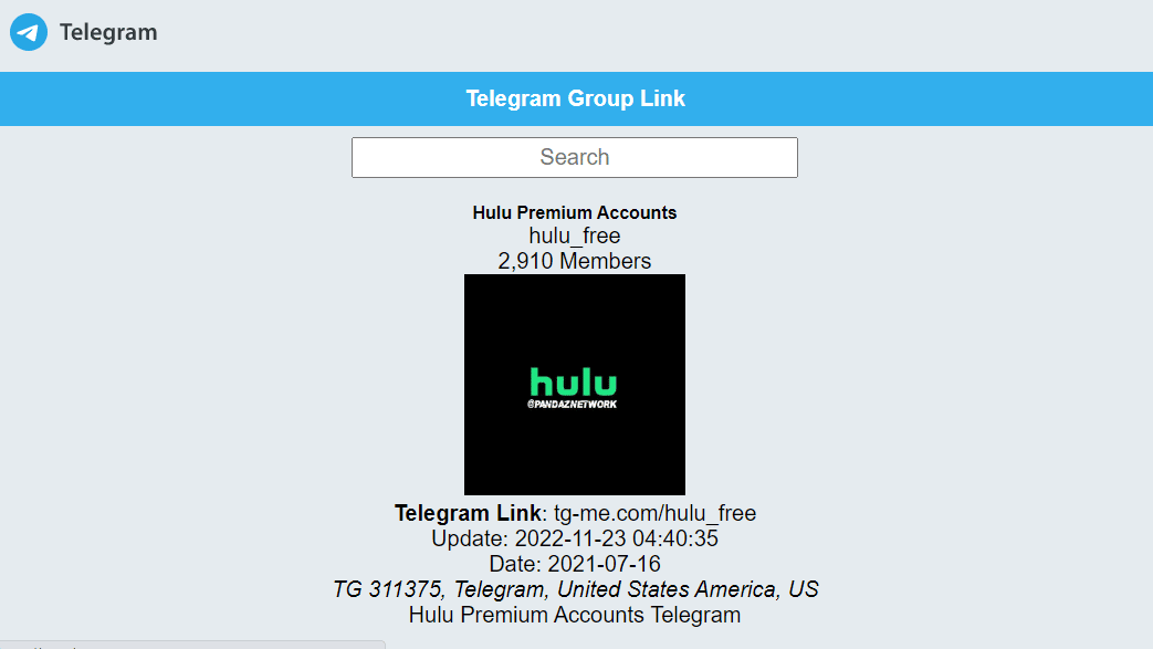 Telegrammkanal für Premium-Account