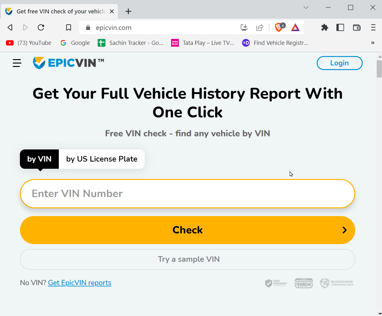 Epicvin-Homepage