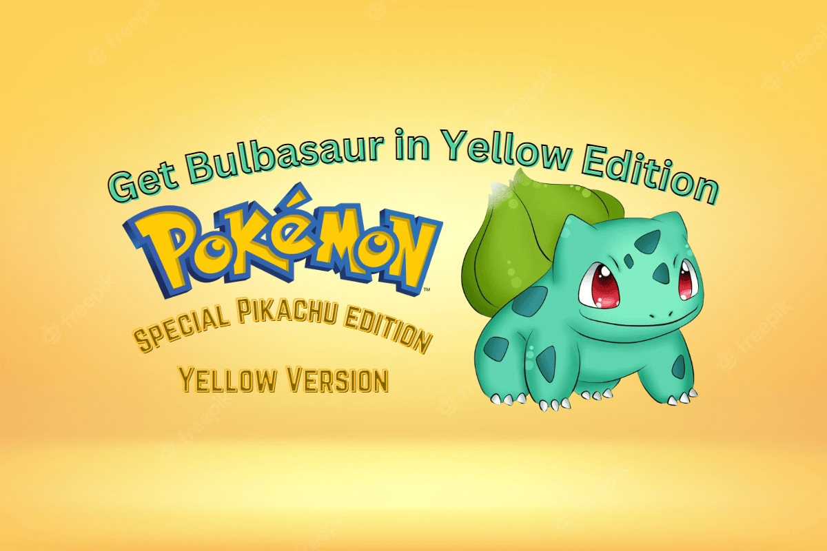 Como obter Bulbasaur em Pokemon Yellow