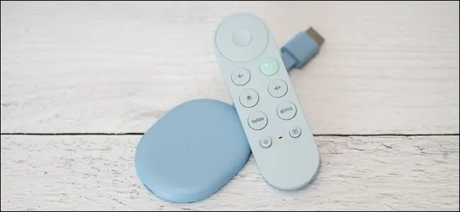 Chromecast dengan Google TV dengan remote