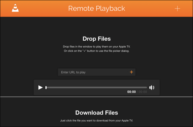 VLC per l'interfaccia web di riproduzione remota di Apple TV