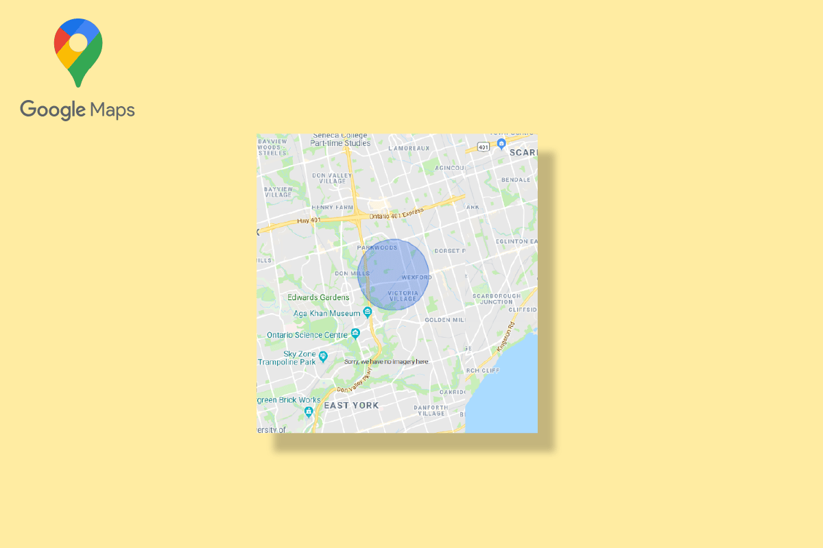 Comment dessiner un rayon sur l'application Google Maps