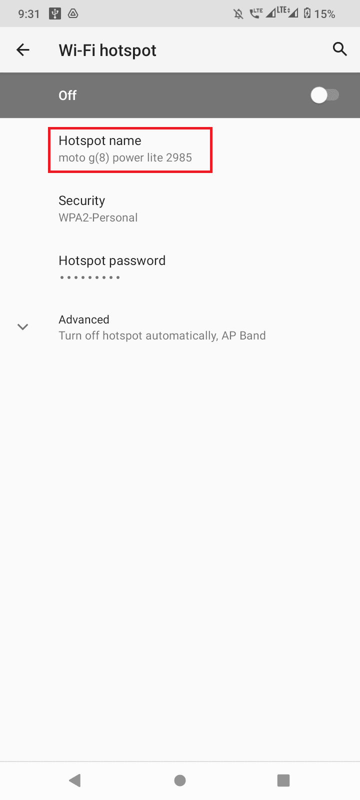 ketuk nama hotspot. Cara Mengganti Nama Jaringan WiFi