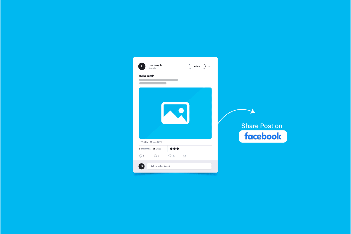 Comment partager une publication Twitter sur Facebook