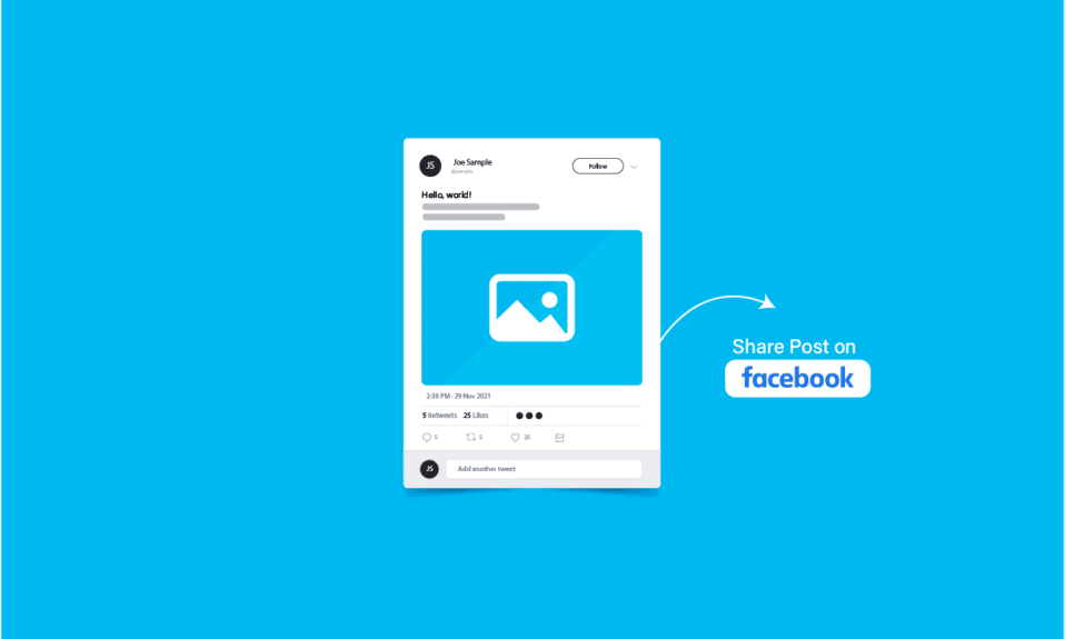 Comment partager une publication Twitter sur Facebook