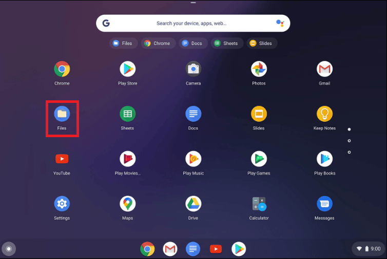 ตัวเลือกไฟล์ที่แสดงบน chromebook | วิธีลบรูปภาพใน Chromebook แบบอ่านอย่างเดียว