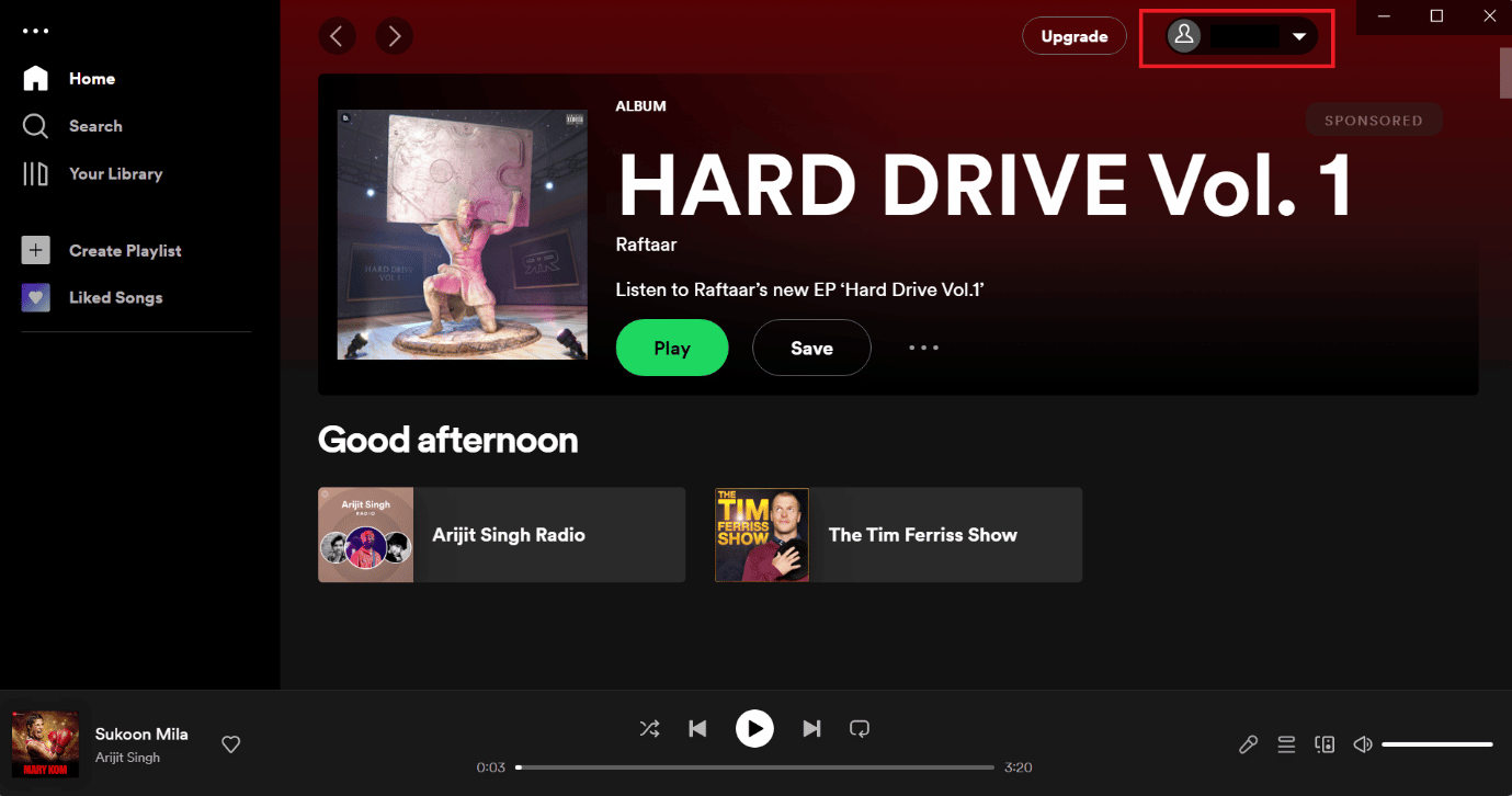 ícone do usuário. 9 maneiras de corrigir algo que deu errado, erro do Spotify no Windows 10