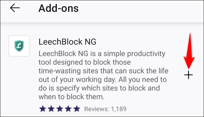 安裝“LeechBlock NG”附加組件。