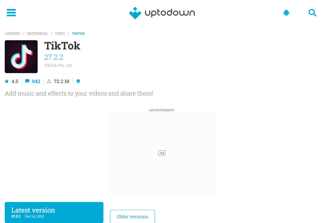 Scarica TikTok da un'altra fonte. Come sbloccare TikTok sul computer della mia scuola