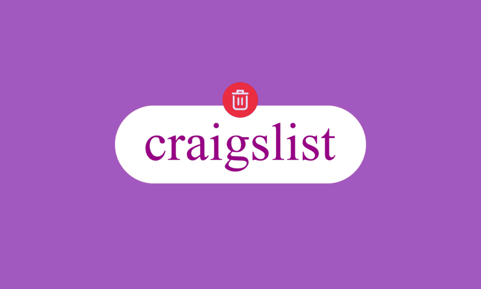 Jak usunąć konto Craigslist