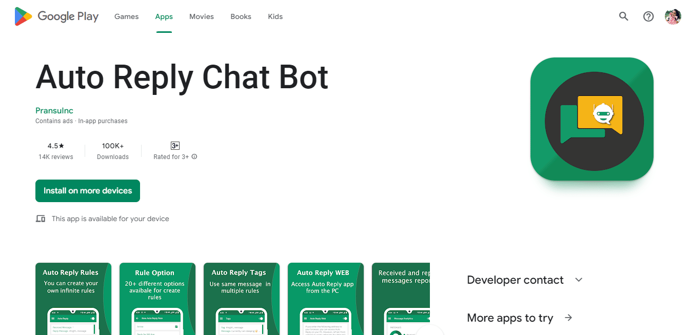 Răspuns automat Chat Bot | răspuns automat pentru WhatsApp