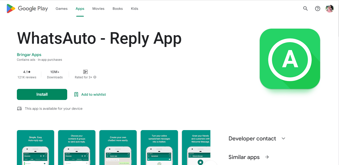 WhatsAuto-Reply App | risponditore automatico per WhatsApp