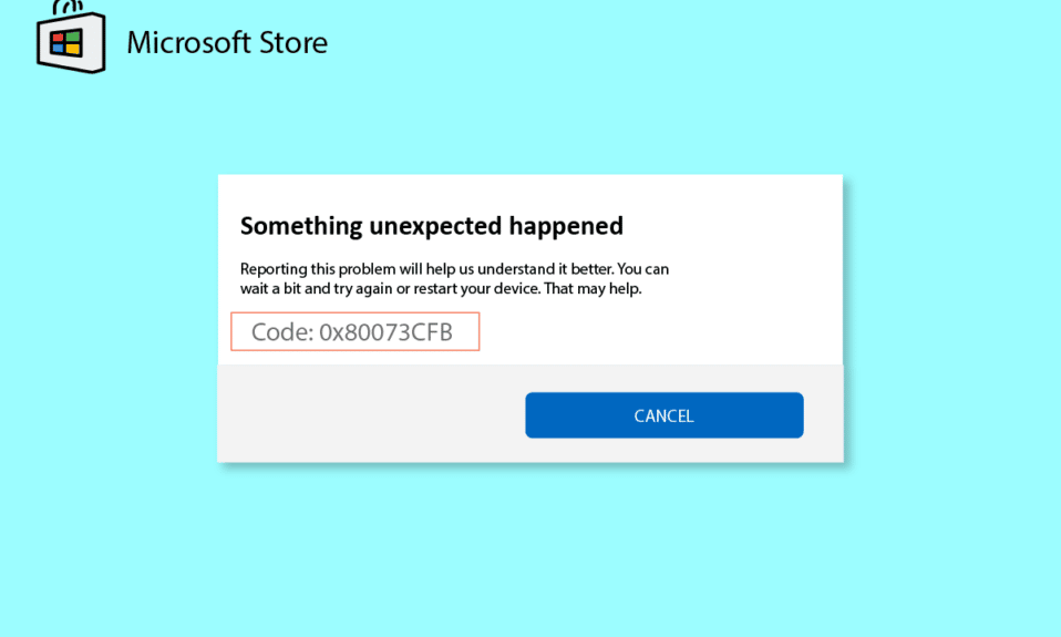 Microsoft Store 오류 0x80073CFB 수정하는 방법