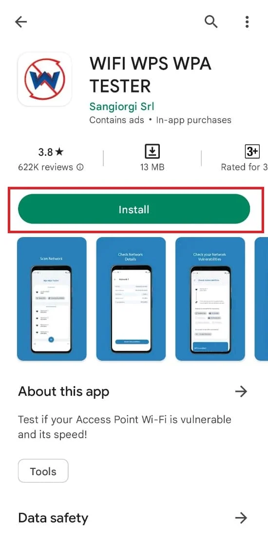 Instalați WIFI WPS WPA TESTER