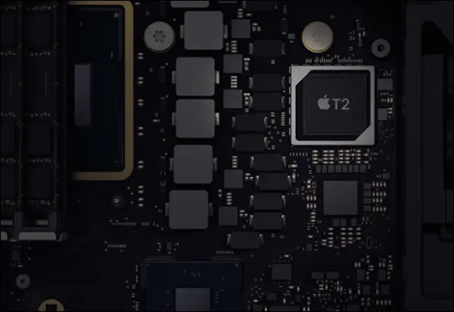 ชิปความปลอดภัย T2 ใน Mac mini ปี 2019