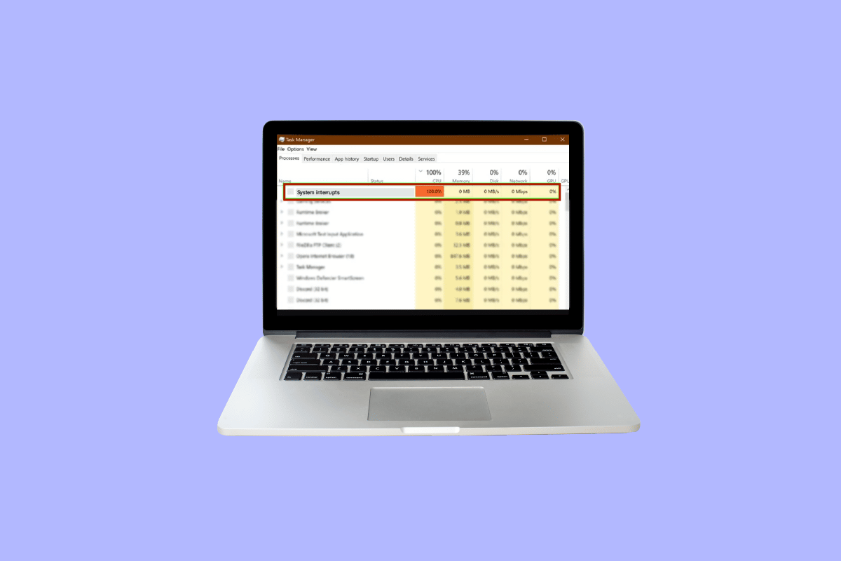 Comment réparer les interruptions système 100 CPU dans Windows 10