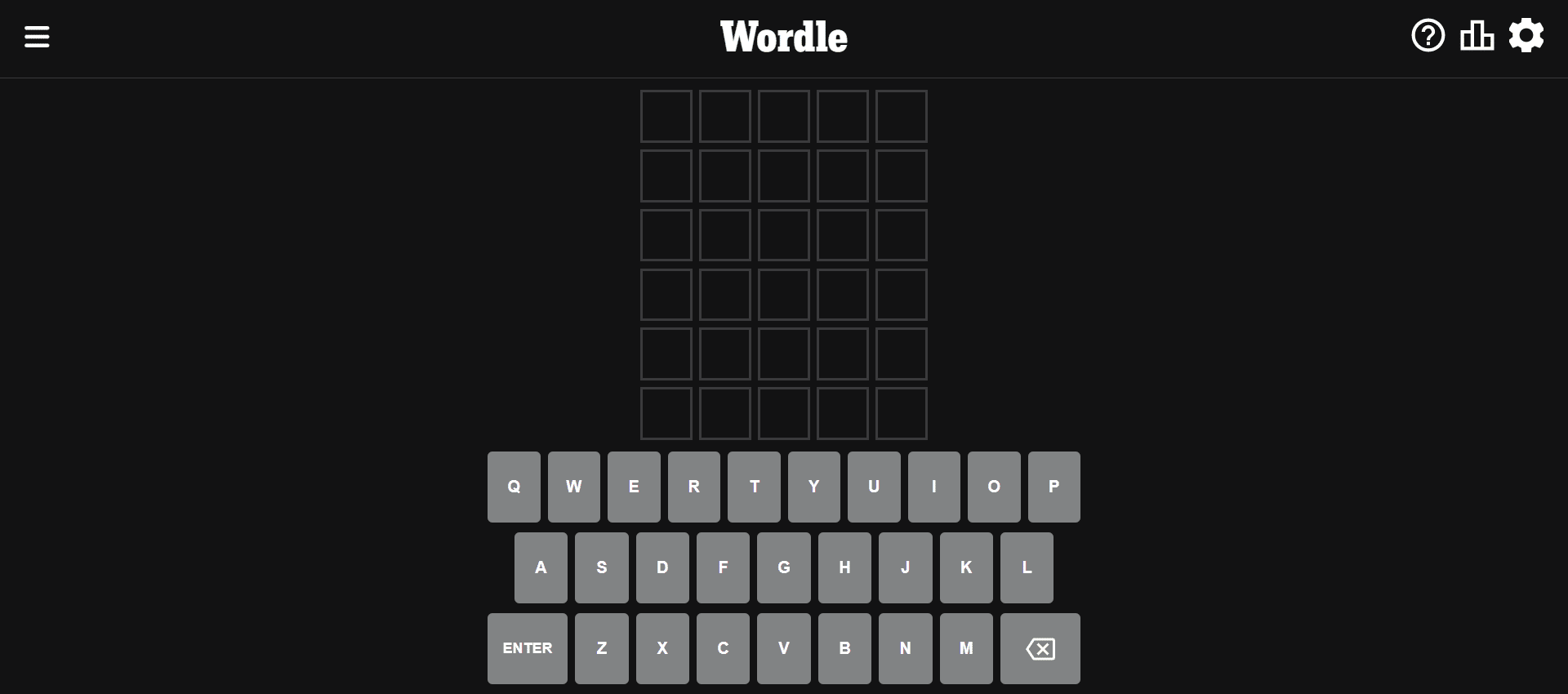 Avvia il tuo browser mobile e vai al sito web di Wordle.