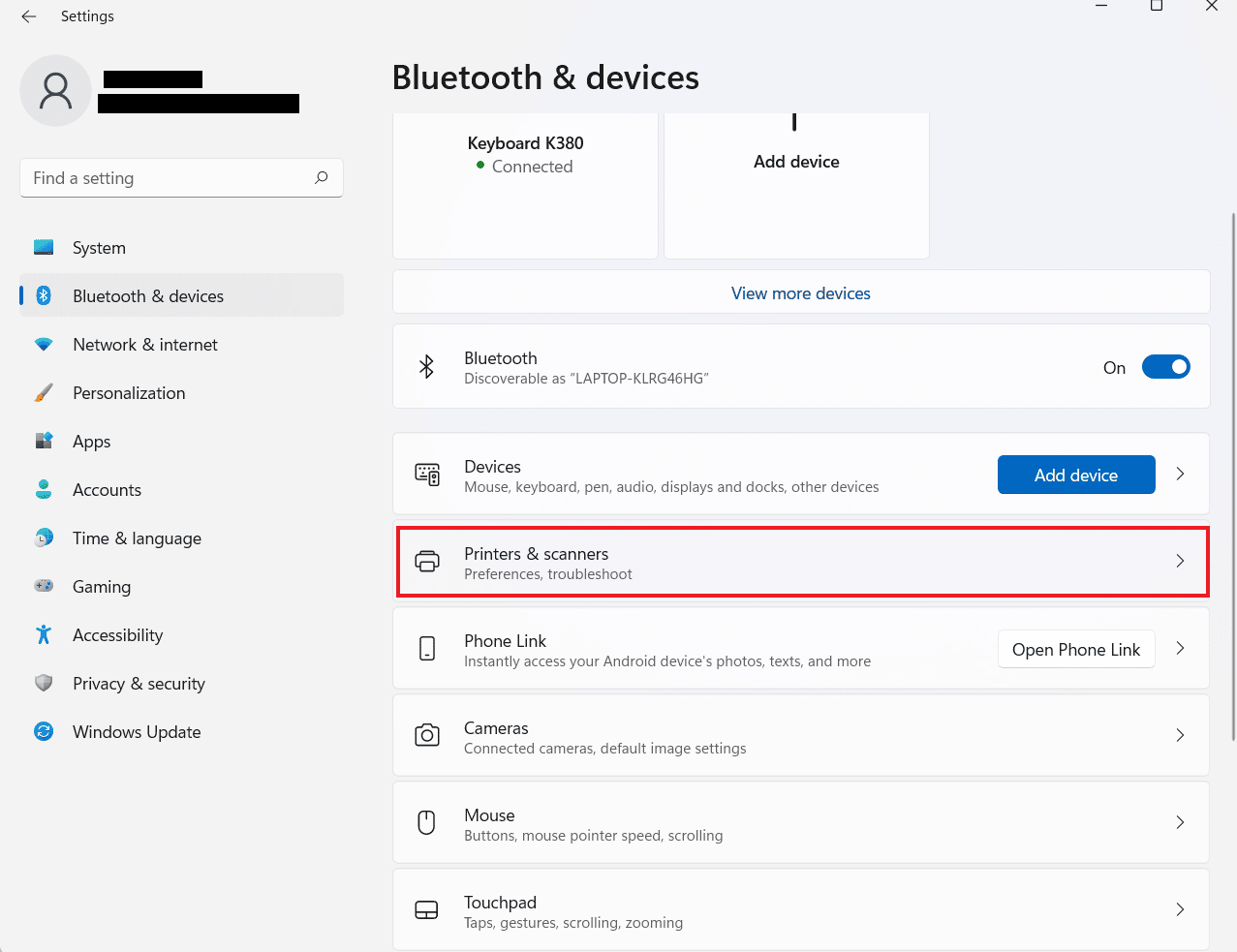 Luncurkan Printer & pemindai | Tidak dapat mencetak dari Chrome