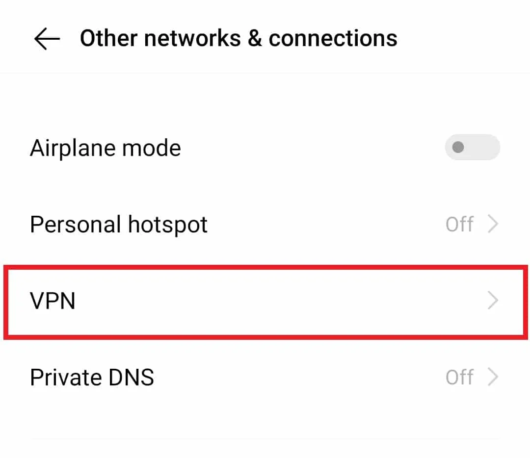 Atingeți VPN