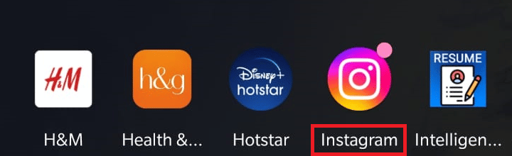 Acesse o aplicativo Instagram.