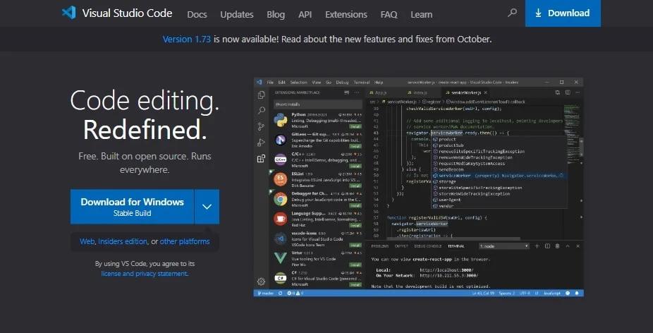 Код Visual Studio. 30 лучших редакторов кода для Windows