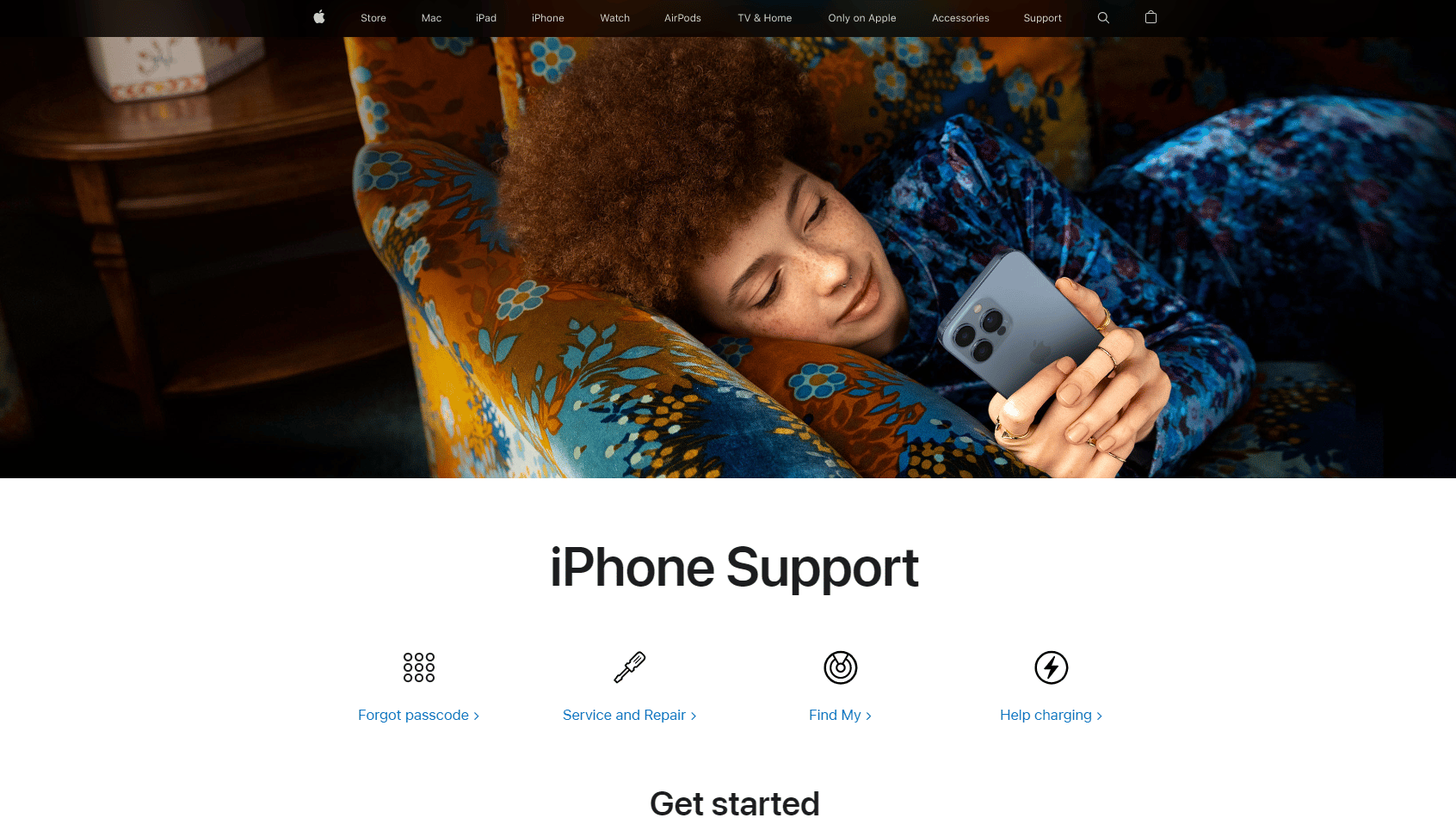 Страница поддержки iPhone | Как исправить зависание iPhone XR на логотипе Apple