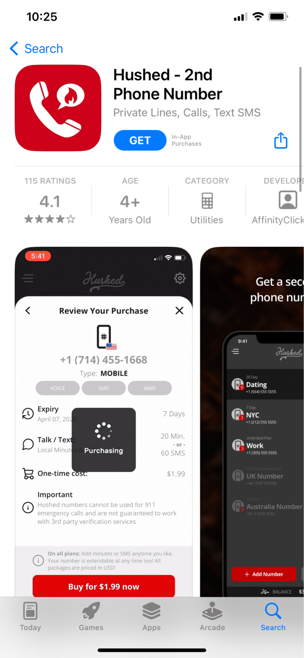 Hushed App Store. Cele mai bune 22 aplicații gratuite pentru numere de telefon false pentru iPhone