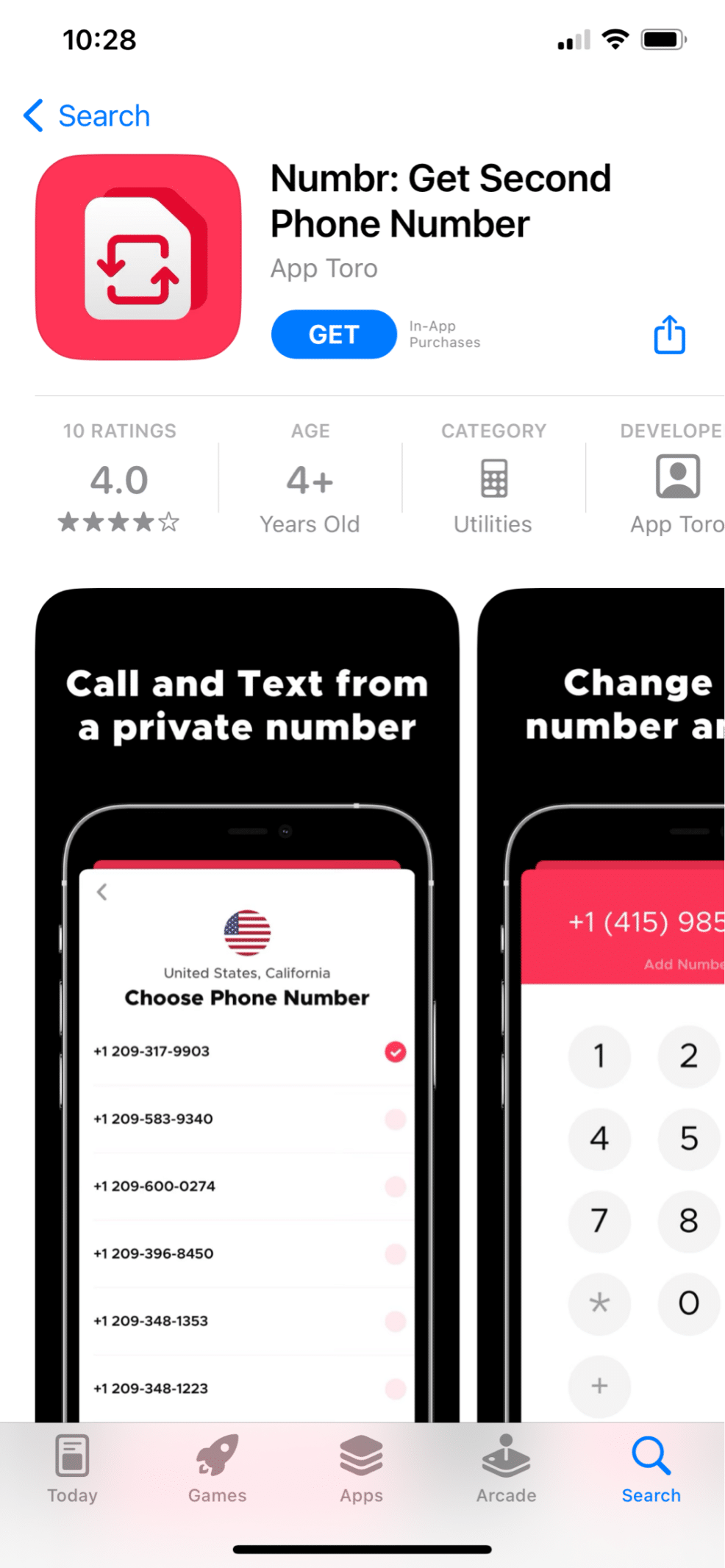 Nubr App Store. 22 Najlepsza darmowa aplikacja fałszywego numeru telefonu na iPhone'a