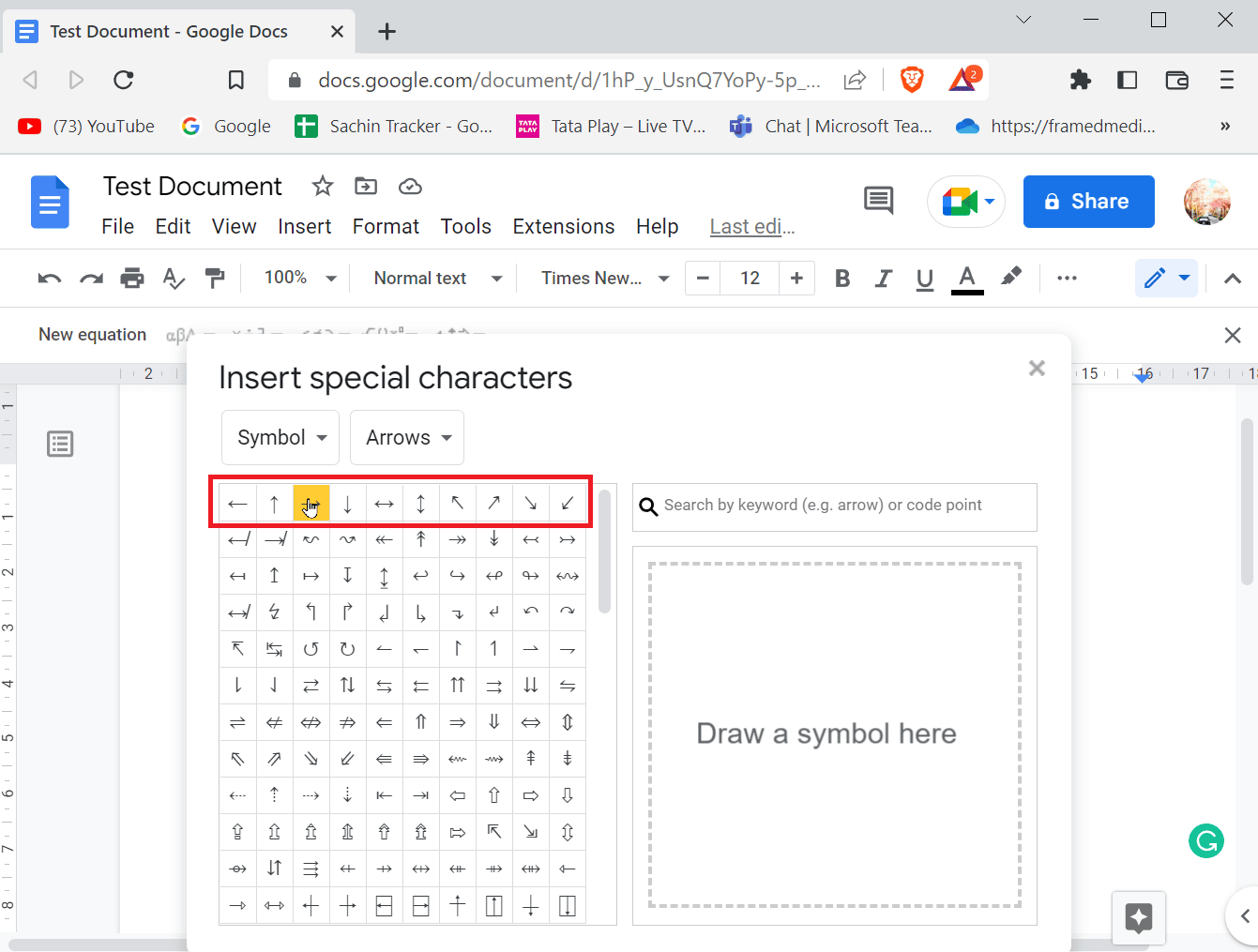 Puteți căuta săgeata corespunzătoare și o puteți introduce făcând clic pe ea. Cum să adăugați săgeți, superscript și simboluri în Google Docs