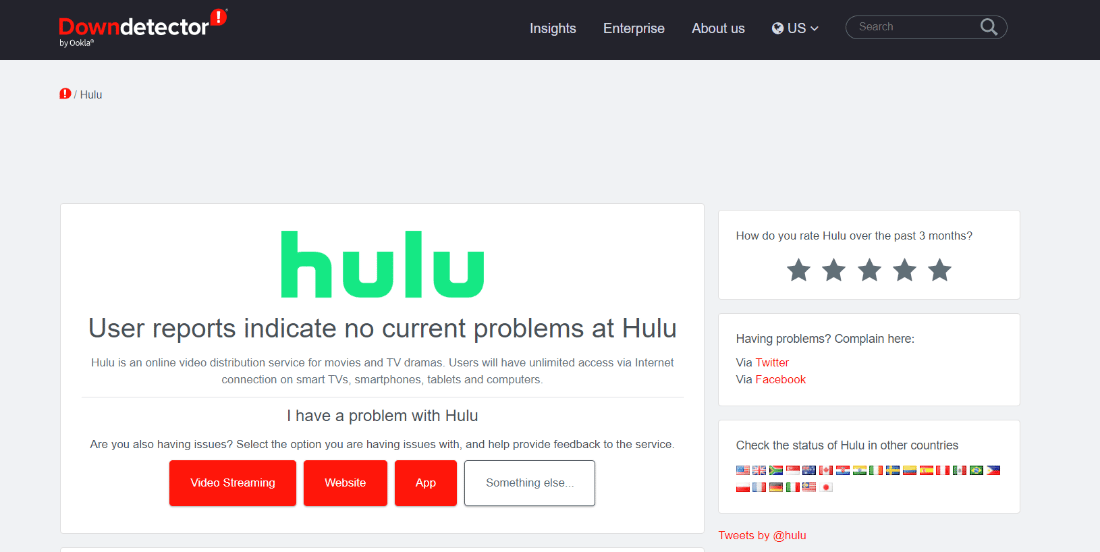 ค้นหา hulu ในแถบค้นหา แก้ไข Hulu ไม่ทำงานบนสมาร์ททีวี