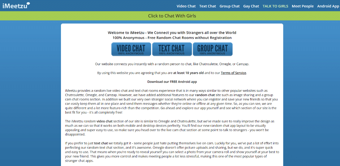 halaman web imeetzu