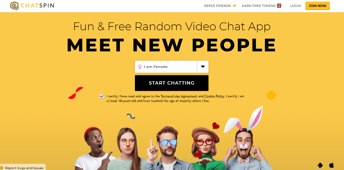 Chatspin-Webseite. Die 21 besten Websites wie Omegle