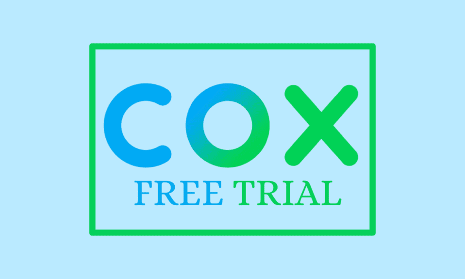 Como obter o teste gratuito do cox