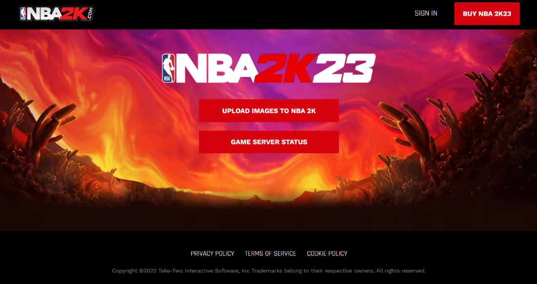 Ouvrez le site Web NBA2K. 7 façons de corriger le code d'erreur EFEAB30C NBA 2K17