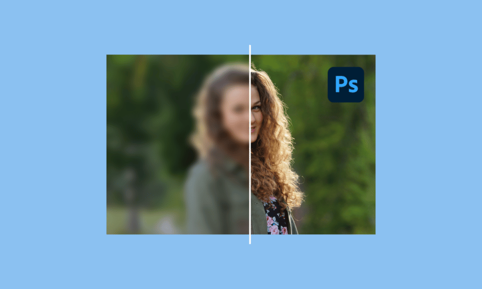 Comment rendre une image floue claire Photoshop gratuitement