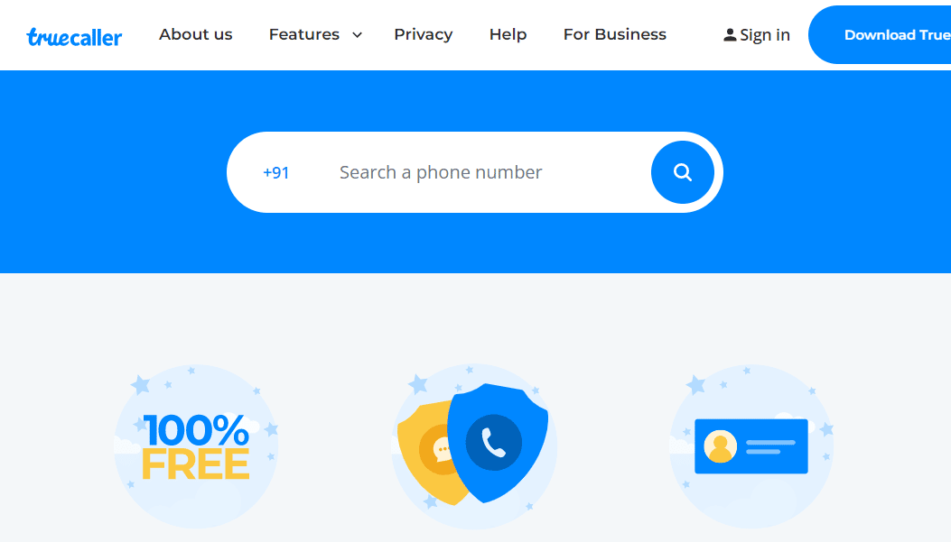 TrueCaller web sitesi. Bir Dolandırıcıyı Nasıl İzlersiniz?