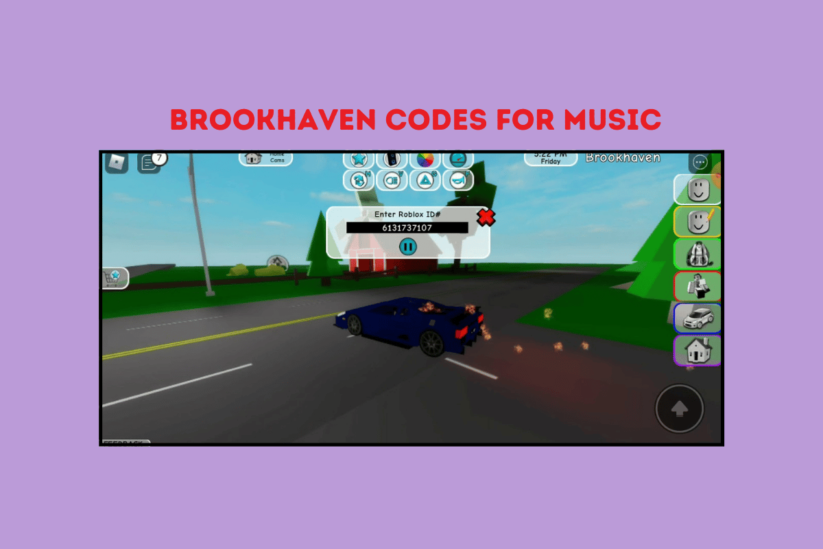 Roblox Brookhaven 음악용 코드